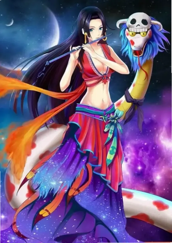 Boa Hancock ngầu: Hình ảnh mạnh mẽ, cool ngầu của nữ anh hùng trong các trận chiến dữ dội.