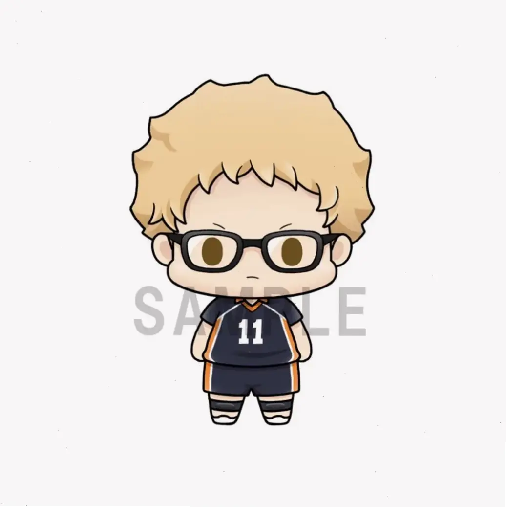 Chibi Tsukishima là cách thể hiện nhân vật Haikyuu một cách dễ thương và hài hước.