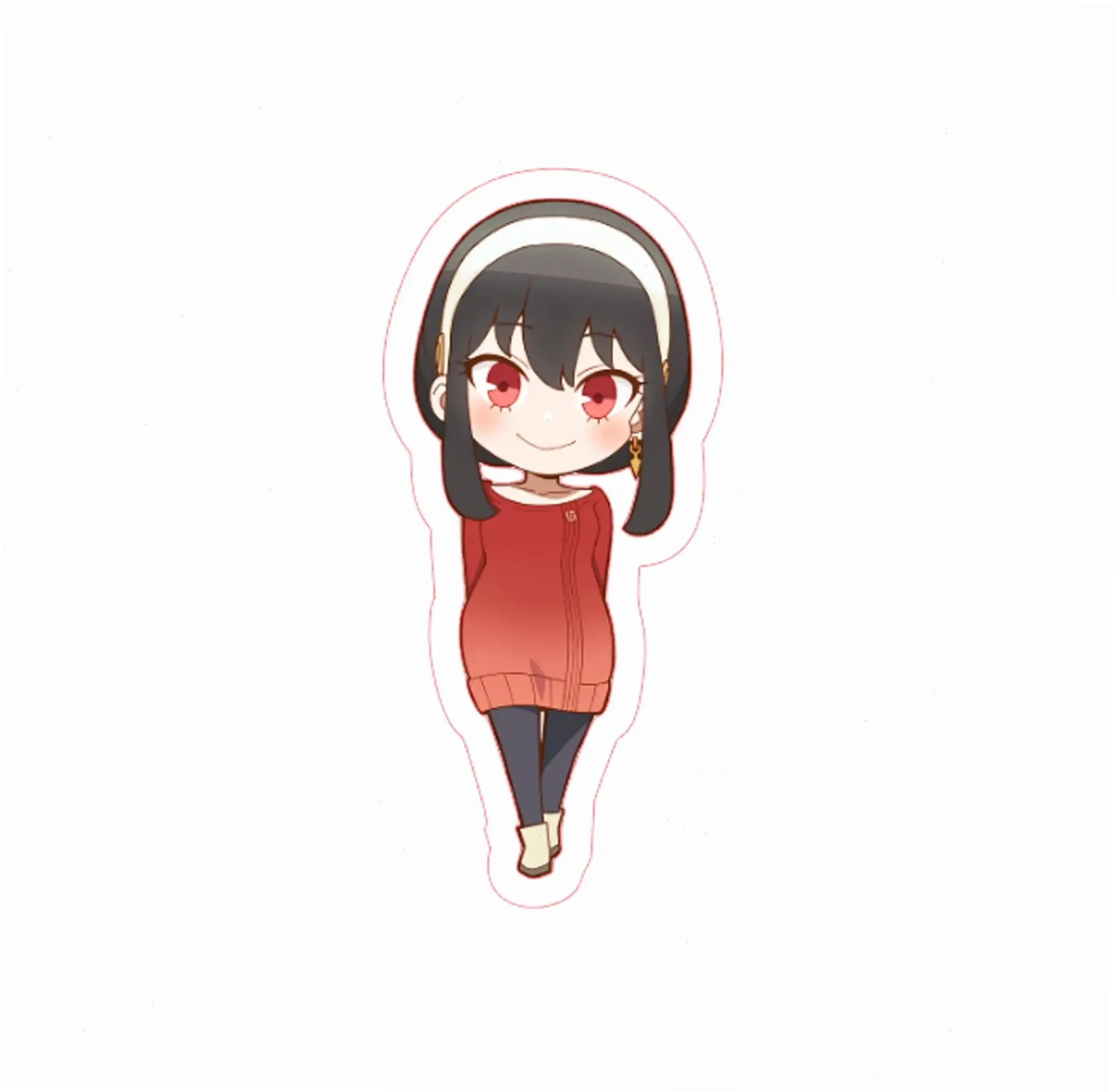 Chibi Yor Forger làm nổi bật sự dễ thương của nhân vật, kết hợp với yếu tố hài hước trong series!