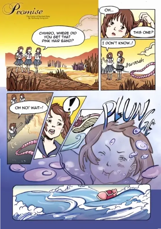 Chihiro x Haku Comic: Truyện tranh fanart về cặp đôi này, đầy sáng tạo và cảm xúc.