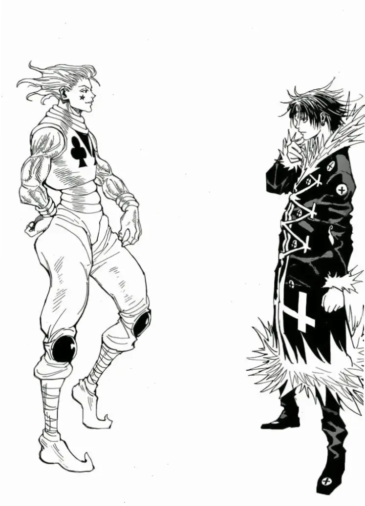 Chrollo vs Hisoka manga: Câu chuyện tranh về cuộc đối đầu gay cấn giữa hai nhân vật chính trong Hunter x Hunter.