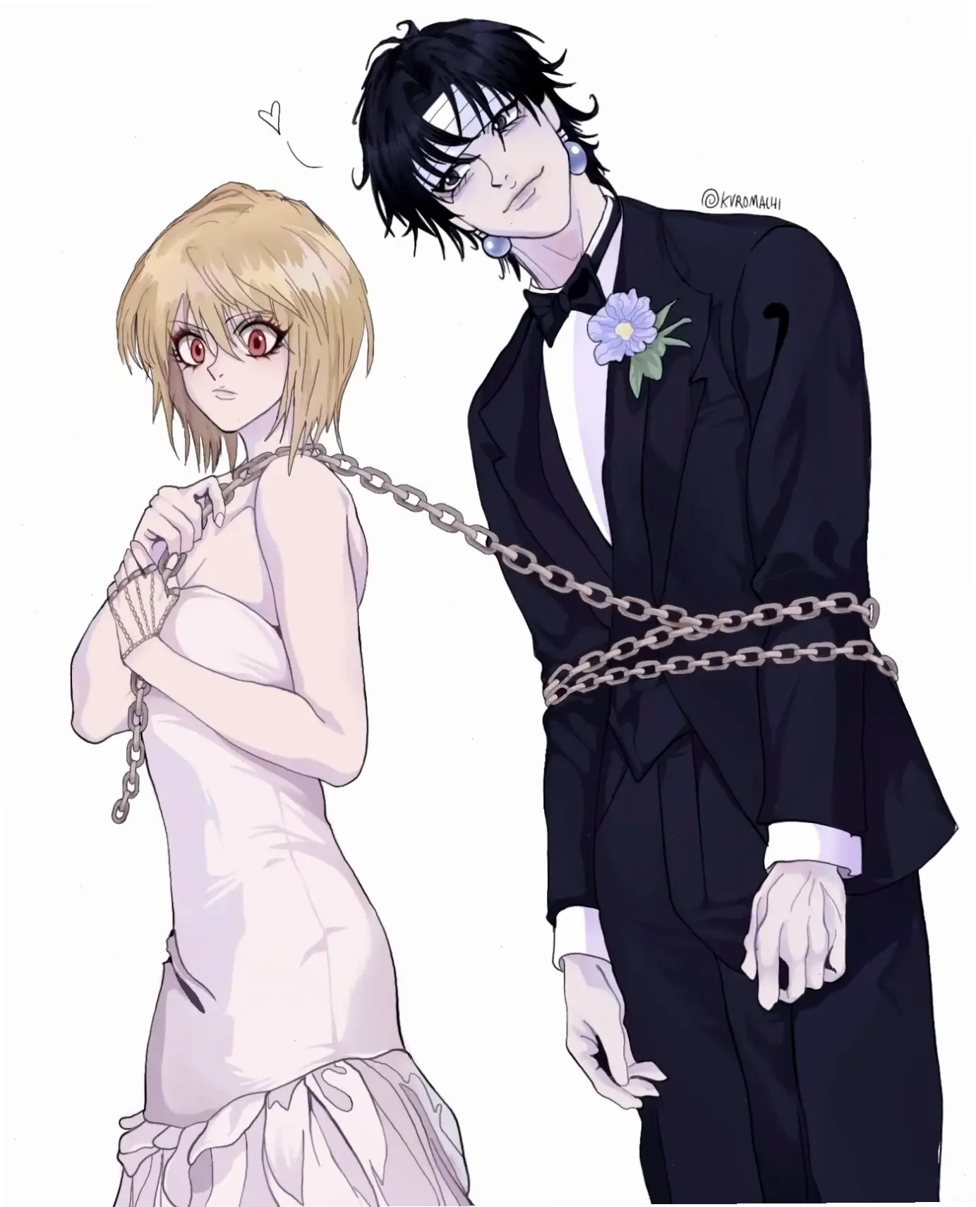Chrollo x Kurapika fanfic: Câu chuyện hư cấu sáng tạo về cuộc đối đầu giữa hai nhân vật nổi bật.
