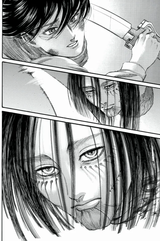 Đầu Eren: Kiểu tóc đặc trưng, biểu tượng cho sức mạnh và tính cách mạnh mẽ trong phim!