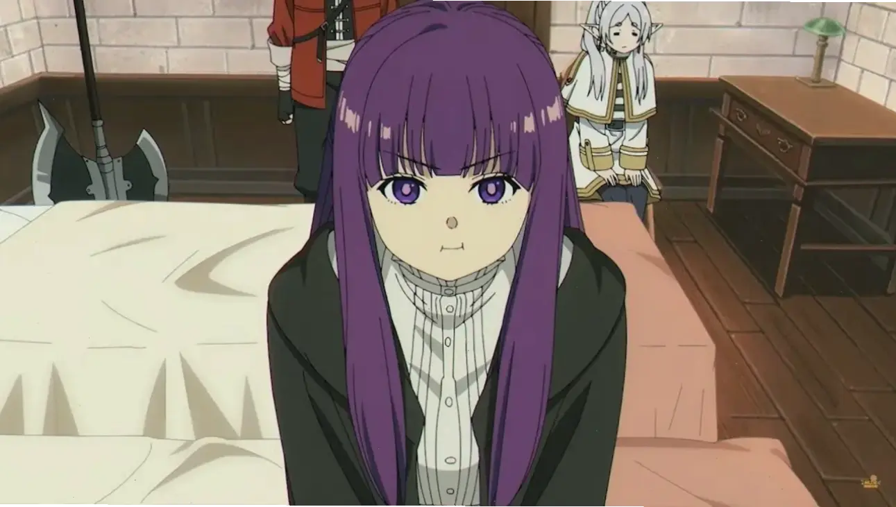 Fern giận dữ trong Sousou no Frieren, khoảnh khắc mạnh mẽ và quyết liệt của pháp sư trẻ tuổi.