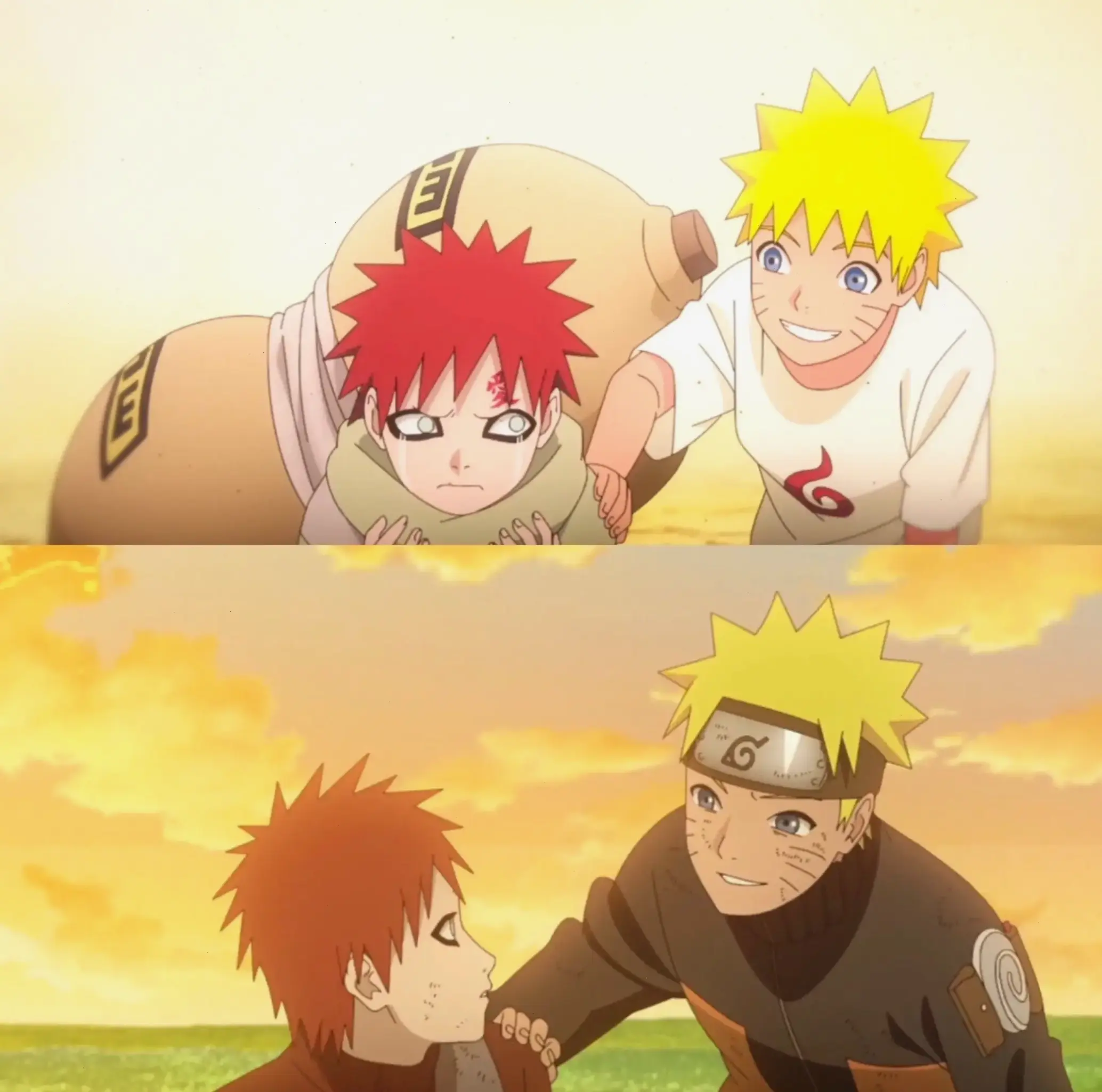 Gaara x Naruto: Từ trận chiến đến tình bạn, khám phá hành trình gắn kết của họ trong Naruto!