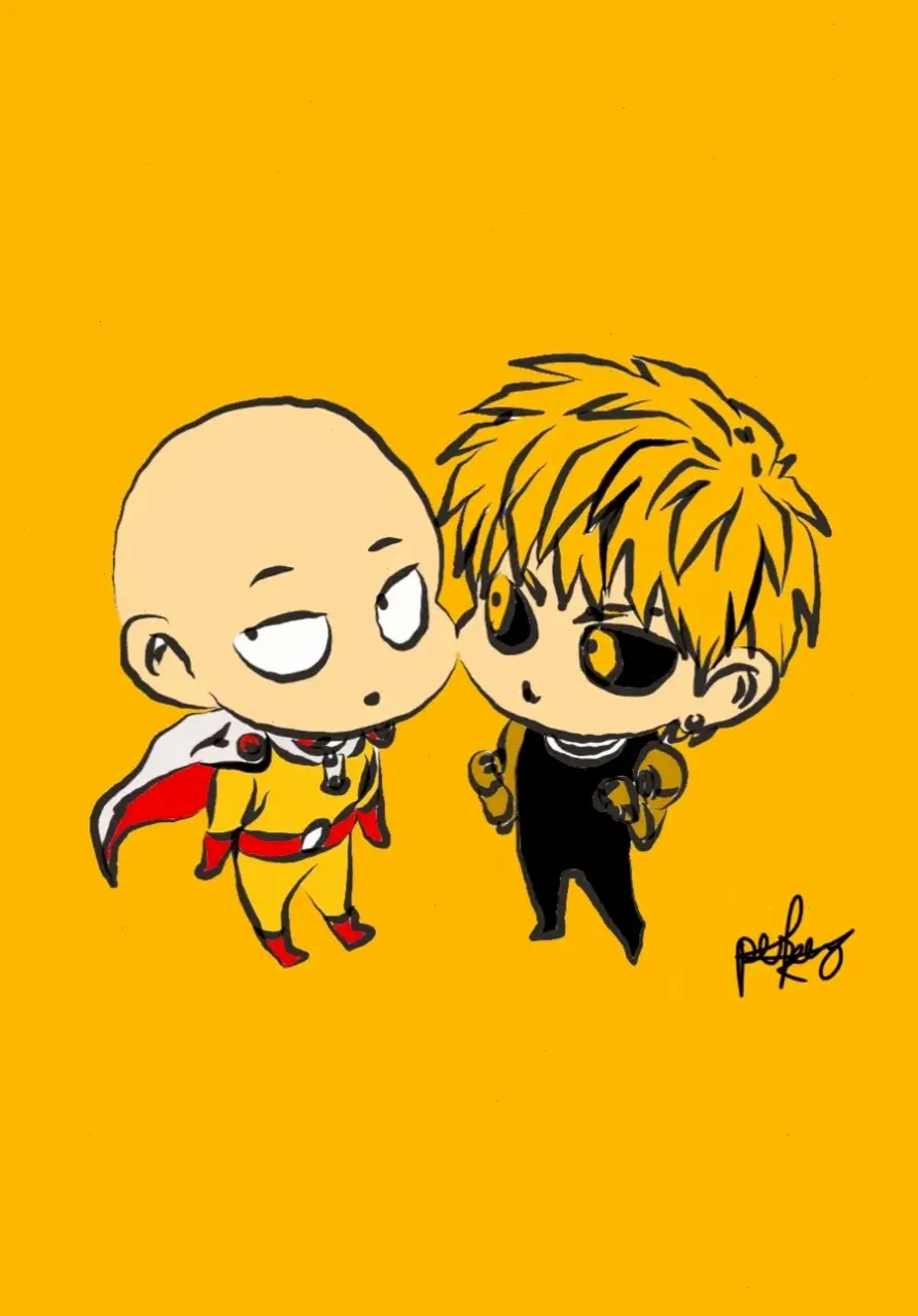 Genos Chibi: Hình ảnh chibi hài hước và đáng yêu của Genos, lý tưởng cho fan nghệ thuật!