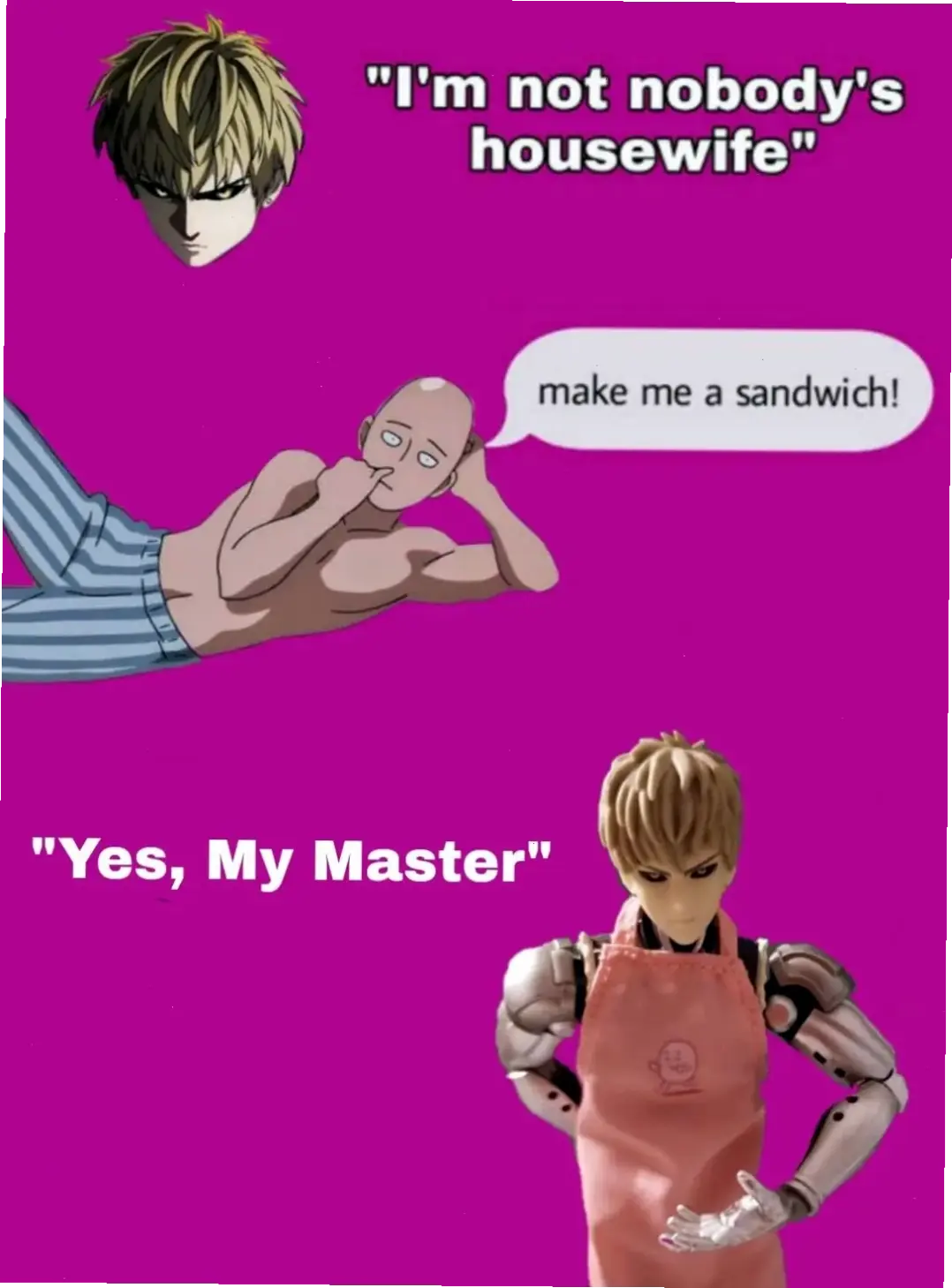 Genos Meme: Bộ sưu tập meme vui nhộn về cyborg Genos, làm fan One Punch Man cười nghiêng ngả!