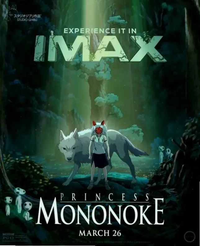 Ghibli Princess Mononoke: Bộ phim hoạt hình đẹp đẽ về cuộc chiến giữa con người và thiên nhiên hoang dã.