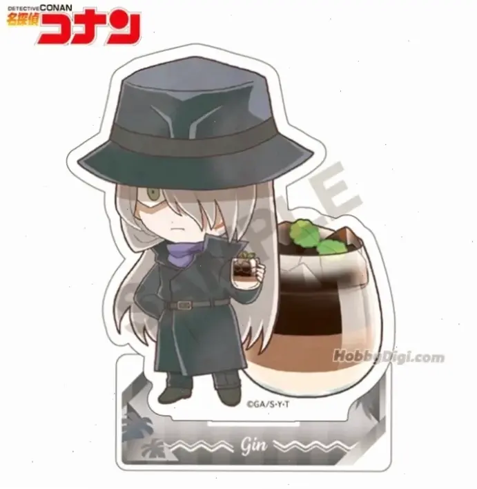Gin chibi: Phiên bản dễ thương của sát thủ lạnh lùng, mang đến sự hài hước và thú vị trong thế giới Conan.