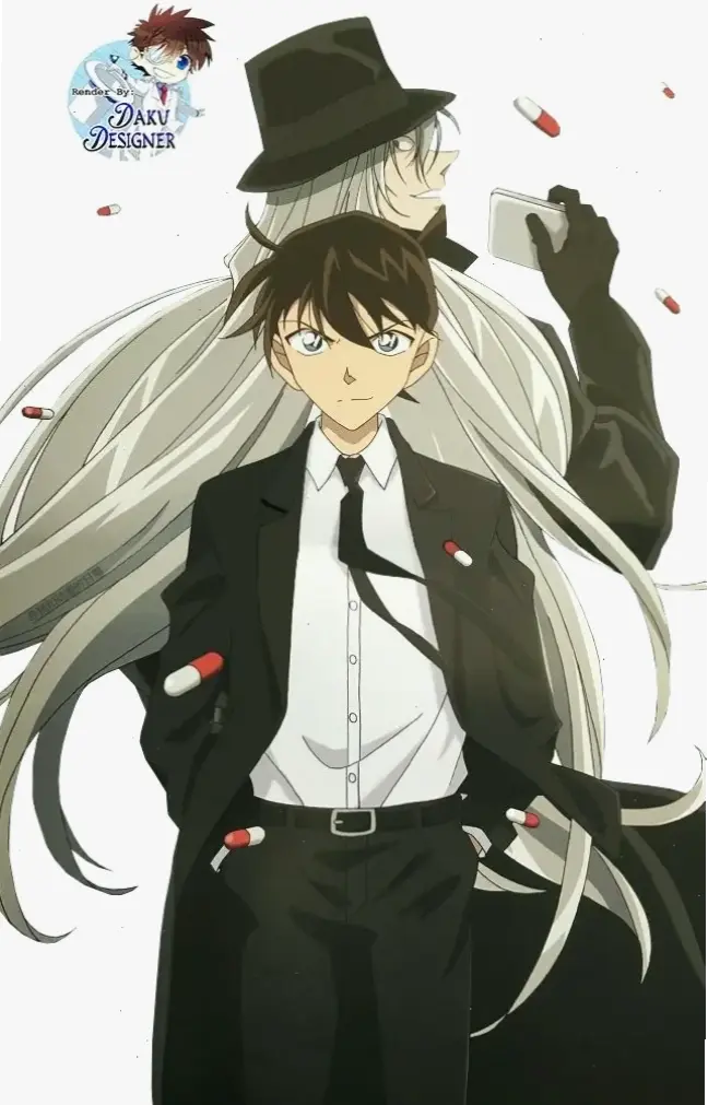 Gin và Shinichi: Mối liên hệ giữa sát thủ và thám tử thực thụ, qua hành trình của Conan trong thế giới tội phạm.