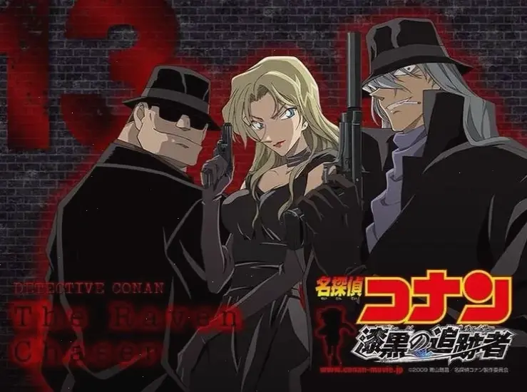 Gin và Vodka trong Conan: Đôi bạn đồng hành tội phạm, tạo nên những cuộc truy đuổi hồi hộp với thám tử nhí.