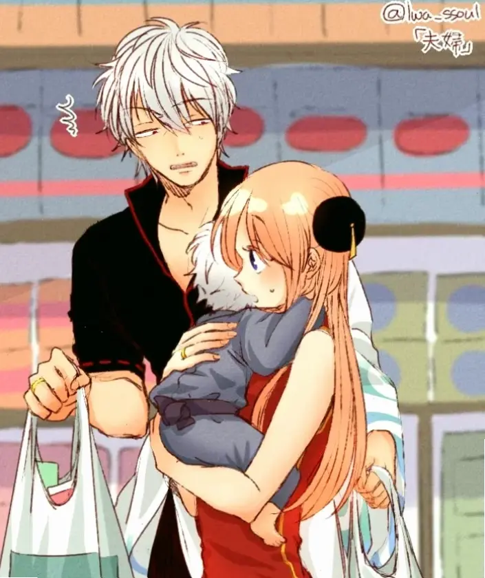 Gintama Gintoki x Kagura: Khám phá tình bạn đặc biệt giữa Gintoki và Kagura trong series Gintama đầy màu sắc.