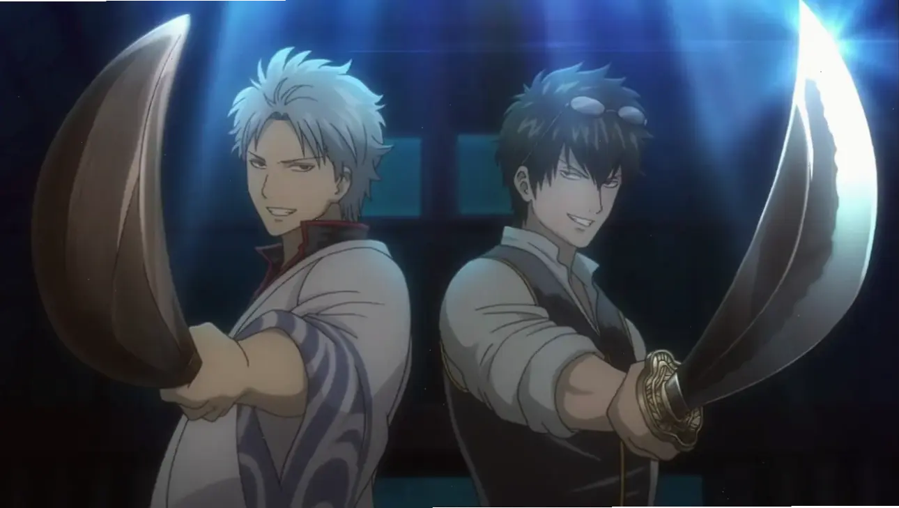 Gintoki Sakata x Toushirou Hijikata thể hiện sự tương phản hài hước, tạo nên những tình tiết hấp dẫn trong Gintama.