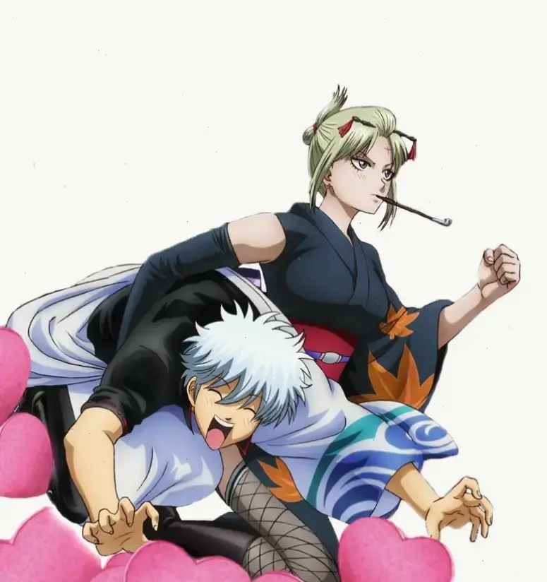 Gintoki x Tsukuyo: Mối quan hệ lãng mạn và hài hước trong Gintama!