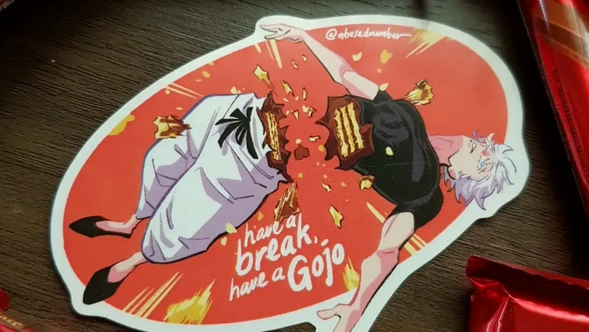 Gojo KitKat Meme: Meme sáng tạo kết hợp Gojo và KitKat, hài hước đến mức bạn không thể ngừng cười.