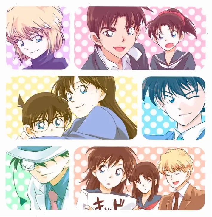 Haibara và Ran: Tình bạn chân thành, hỗ trợ lẫn nhau trong các cuộc phiêu lưu thám tử của Conan.