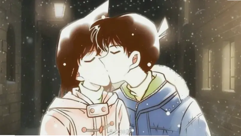 Hattori Heiji và Kazuha hôn nhau: Khoảnh khắc ngọt ngào, làm rung động trái tim người hâm mộ.