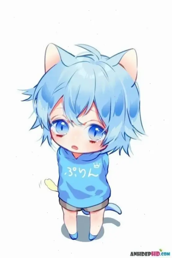 Hình ảnh anime nam cute với sự đáng yêu xen lẫn chút ngầu lòi, tạo nên sức hấp dẫn đặc biệt!