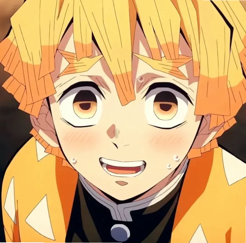 Hình ảnh Zenitsu chân thực, tái hiện những khoảnh khắc ấn tượng từ thế giới anime Demon Slayer.