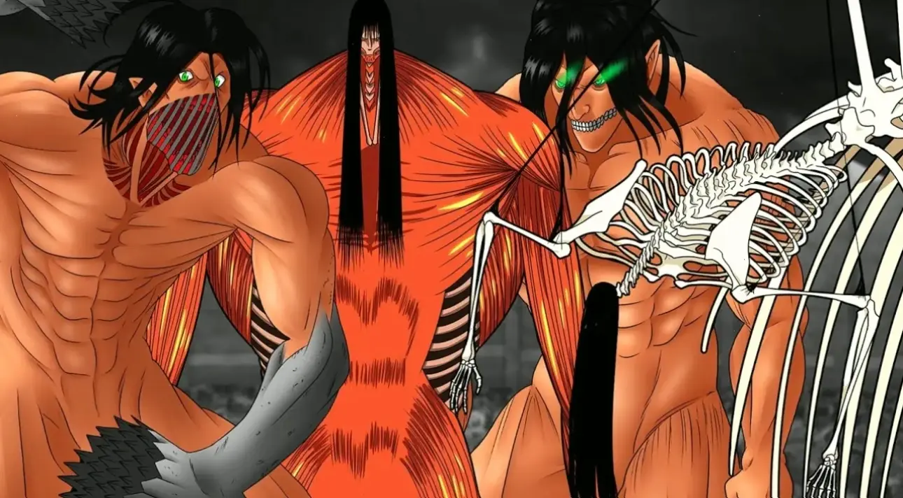 Hình dạng Titan của Eren: Quái vật hủy diệt, biểu tượng sức mạnh trong Attack on Titan!