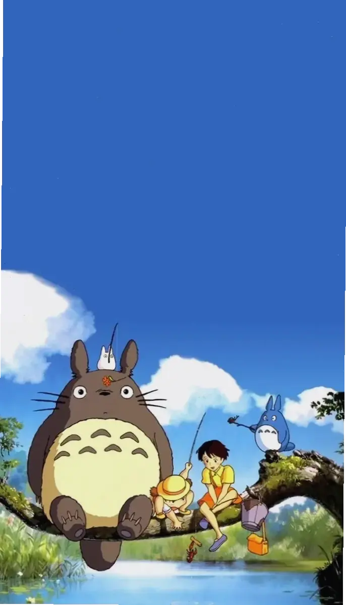 Hình nền Totoro dễ thương, mang thế giới anime Ghibli đến máy tính của bạn với hình ảnh sống động và ấm áp!