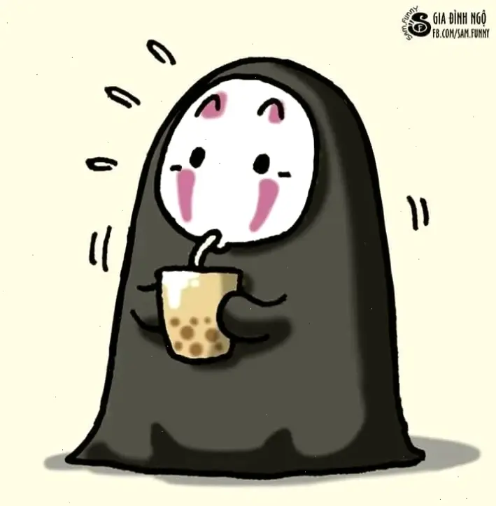 Hình vô diện nghệ thuật, lấy cảm hứng từ bộ phim Nhật Bản, kết hợp yếu tố ma quái và sáng tạo độc đáo.