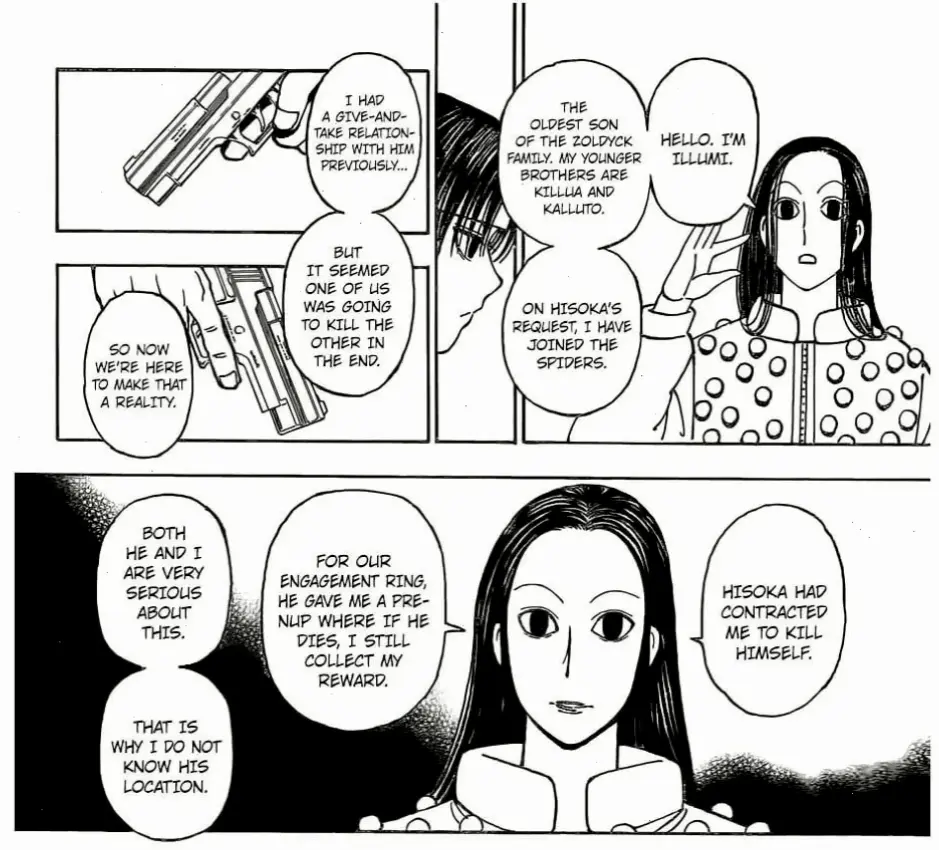 Hunter x Hunter Illumi x Hisoka: Sự kết hợp hoàn hảo giữa hai nhân vật, tạo nên những tình tiết kịch tính.