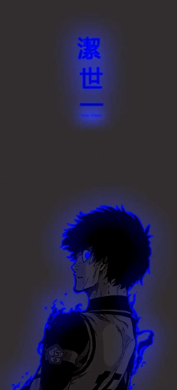 Isagi 4K chất lượng cao từ Blue Lock, hình ảnh sắc nét chi tiết từng đường nét của anh ấy.