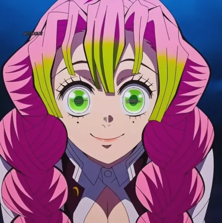 Kanroji Anime: Nhân vật nữ quyến rũ với mái tóc hồng nổi bật, là nguồn cảm hứng cho nhiều fan hâm mộ.