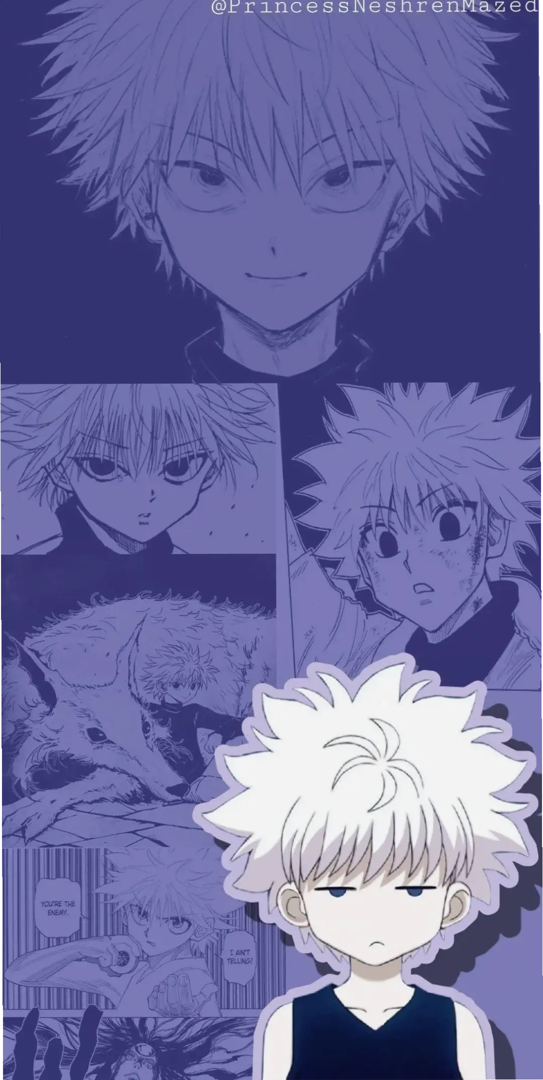 Killua cute với vẻ ngoài ngây thơ nhưng ẩn chứa sức mạnh khủng khiếp, khiến ai cũng phải yêu mến cậu ấy.