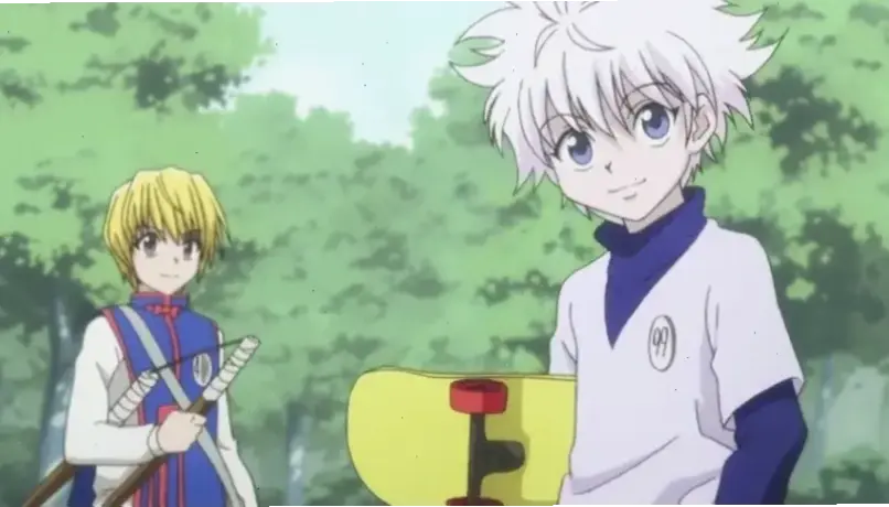 Killua x Kurapika: tình bạn gắn bó trong Hunter x Hunter, với những khoảnh khắc cảm xúc và hành động kịch tính.