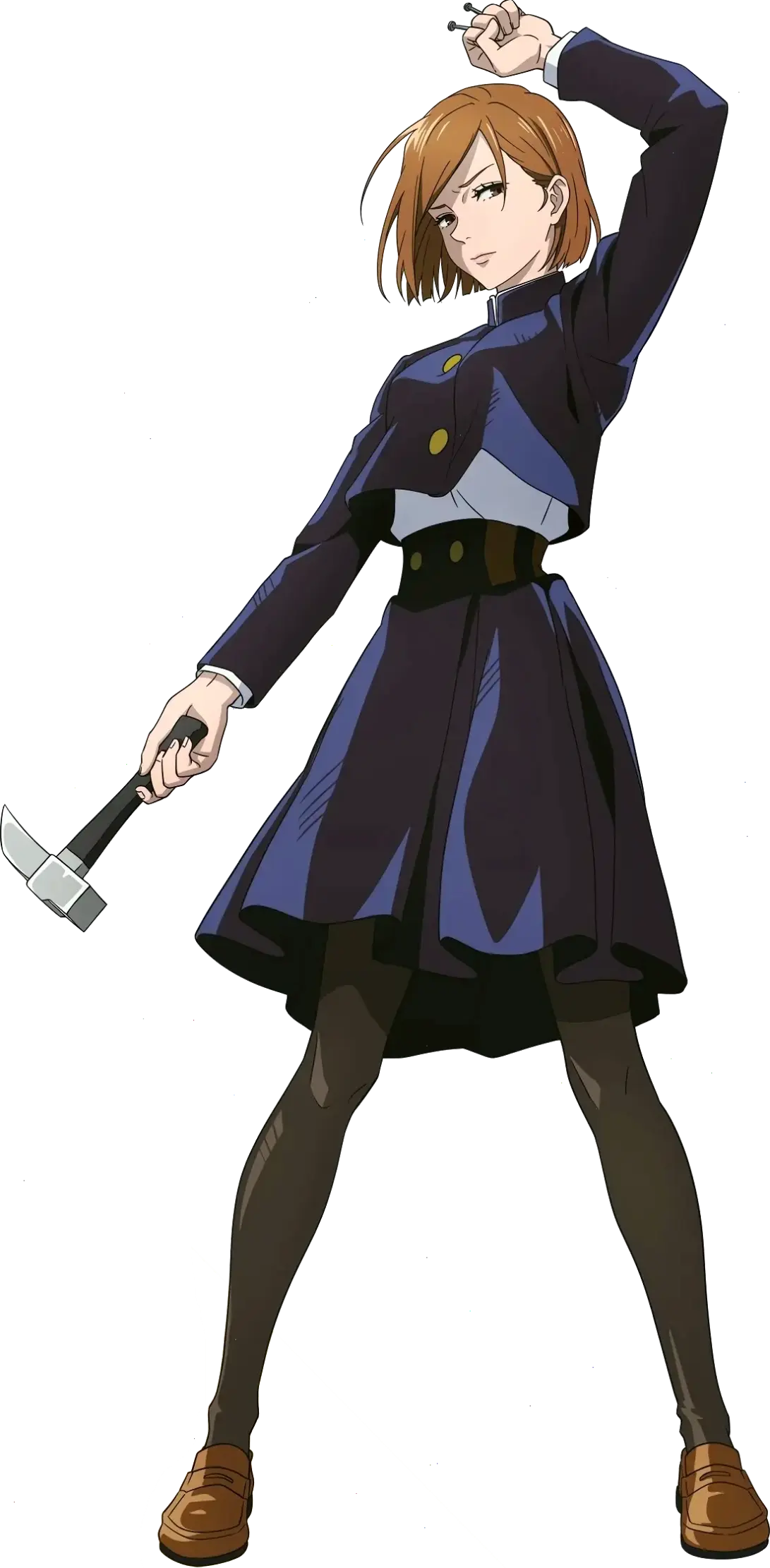 Kugisaki Nobara, cô gái tóc đỏ năng động với kỹ năng Jujutsu ấn tượng, khiến fan hâm mộ không thể rời mắt.