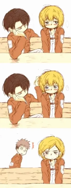 Levi x Armin: Sự kết hợp hoàn hảo giữa sức mạnh và trí tuệ chiến đấu.