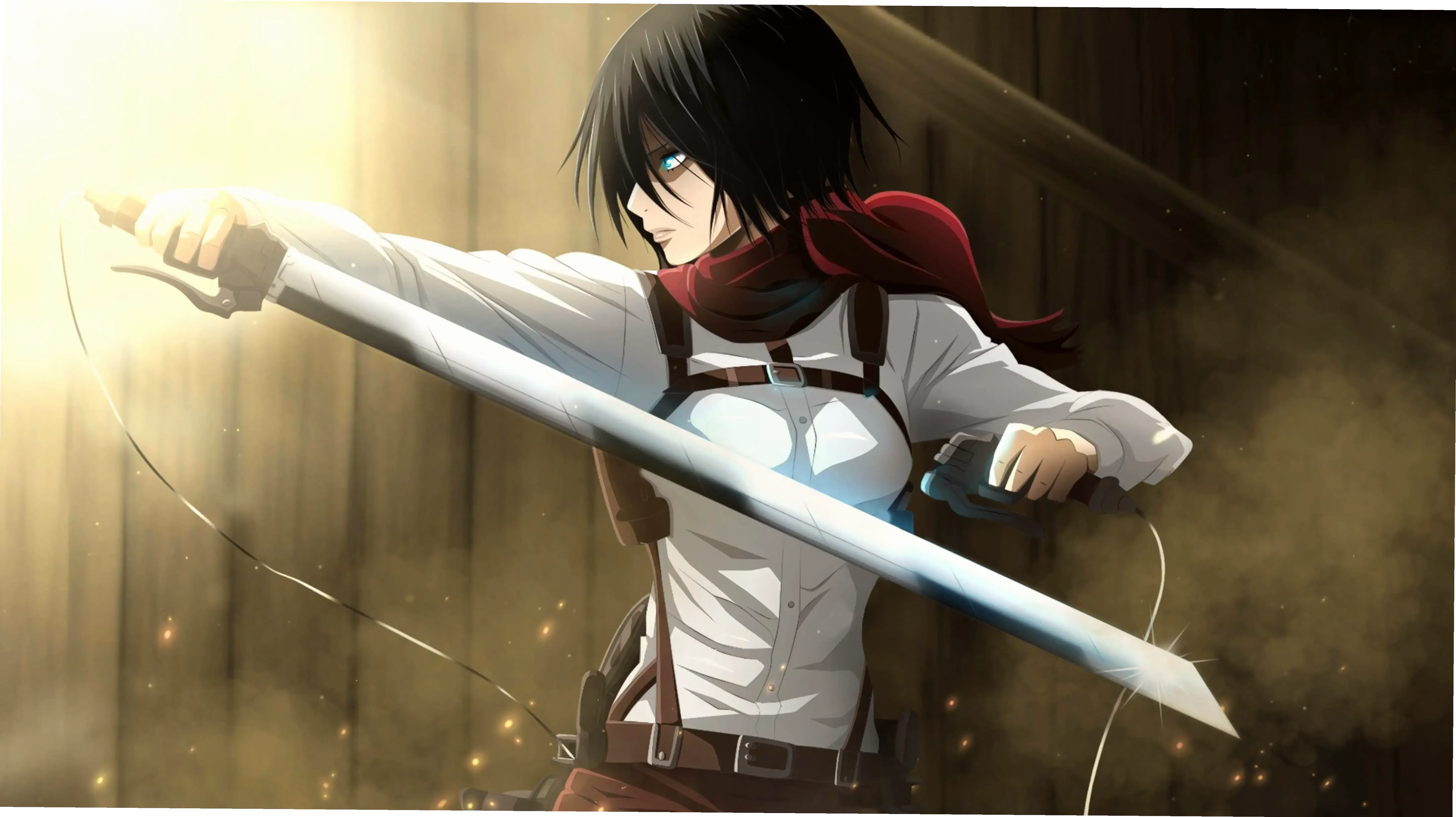 Mikasa 4k: Hình ảnh chất lượng cao, chi tiết sắc nét về nhân vật yêu thích trong Attack on Titan.