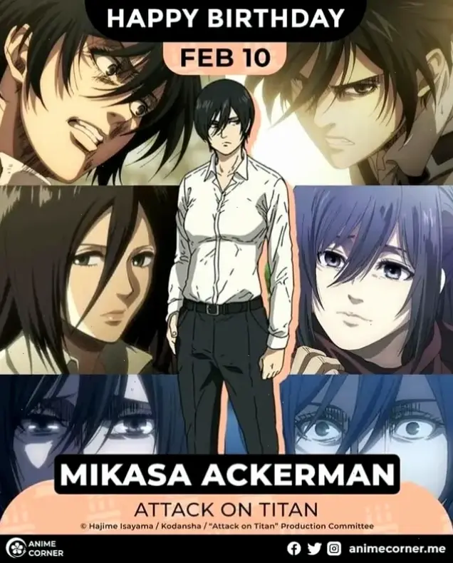 Mikasa birthday: Ngày sinh của nữ anh hùng, kỷ niệm với fan art và câu chuyện thú vị về cô.