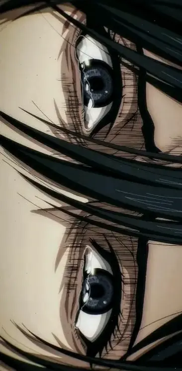 Mikasa eye: Đôi mắt sắc bén của cô, biểu tượng cho sự tập trung và quyết tâm trong chiến đấu.