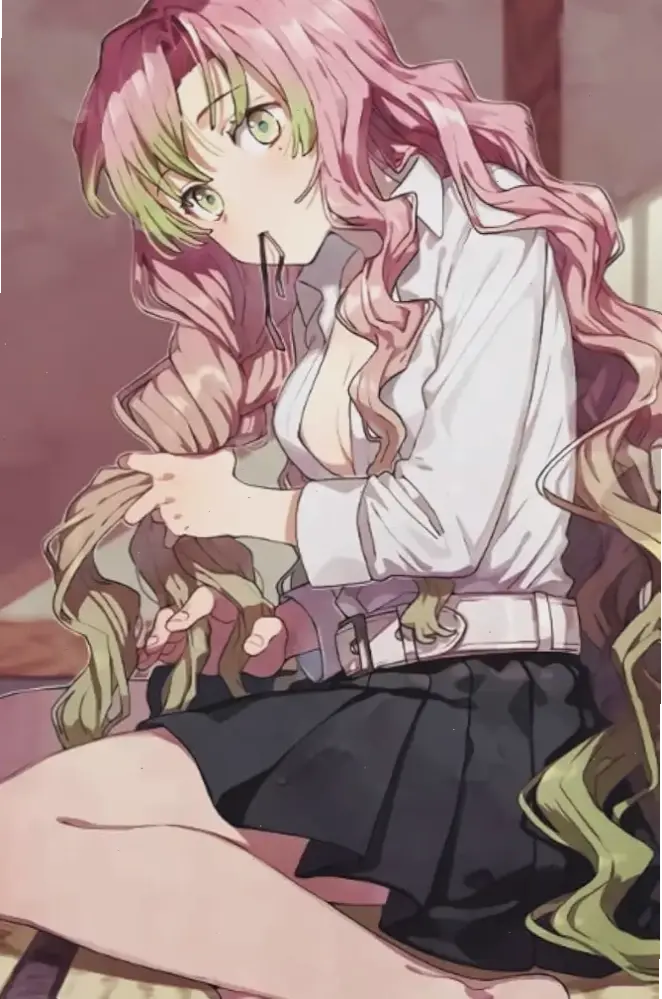 Mitsuri Cute – vẻ ngoài đáng yêu của Kanroji Mitsuri khiến fan mê mẩn, kết hợp hoàn hảo với kỹ năng chiến đấu đỉnh cao.