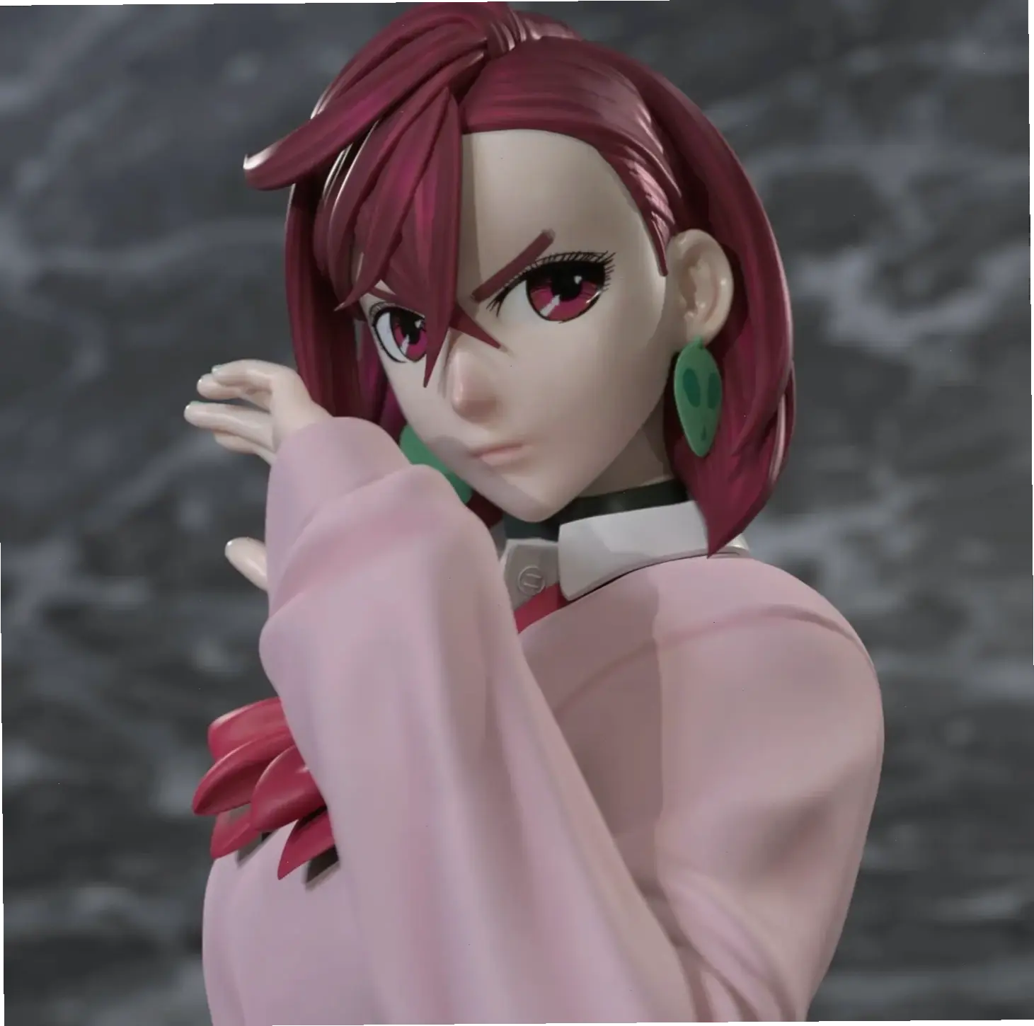 Model 3D Momo Ayase sống động, chi tiết tinh tế cho fan khám phá và sáng tạo!