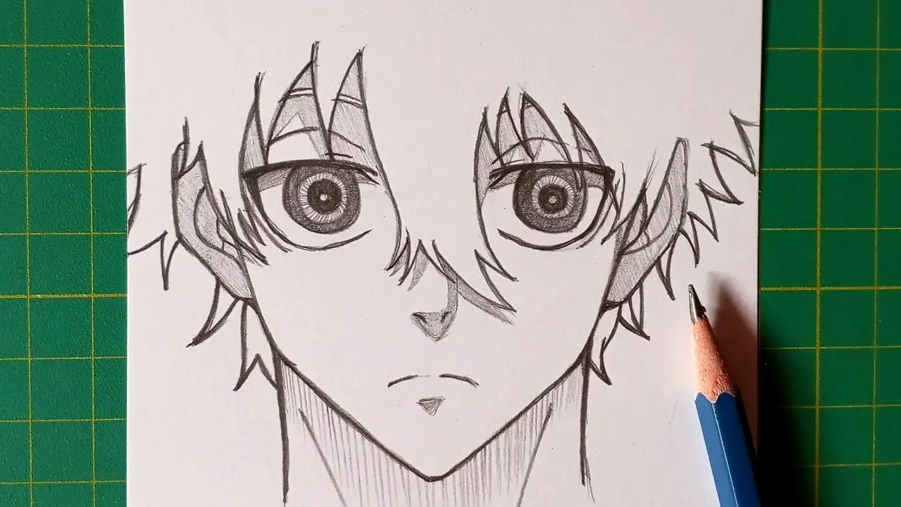 Nagi draw: Học vẽ Nagi từ Blue Lock với các bước cơ bản và sáng tạo.