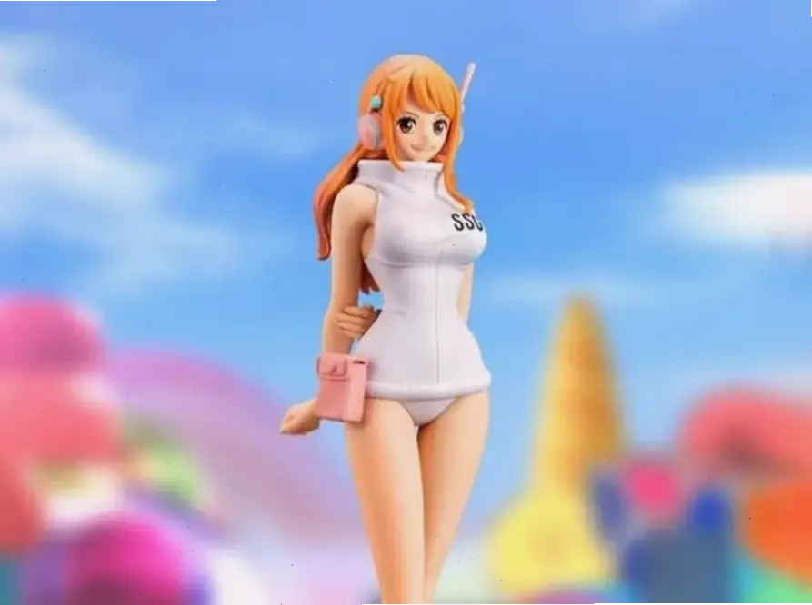 Nami – nữ anh hùng One Piece, xinh đẹp và dũng cảm, luôn sẵn sàng đối mặt thử thách trên biển cả rộng lớn.