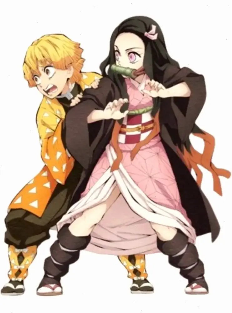 Nezuko and Zenitsu: Cặp đôi đáng yêu từ Demon Slayer, câu chuyện tình yêu hấp dẫn, fan không thể bỏ lỡ!