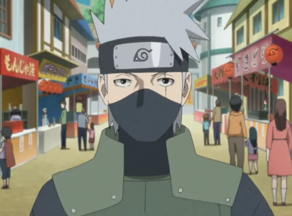 Nhân vật Kakashi – Biểu tượng ninja với Sharingan, luôn là trung tâm của câu chuyện Naruto.