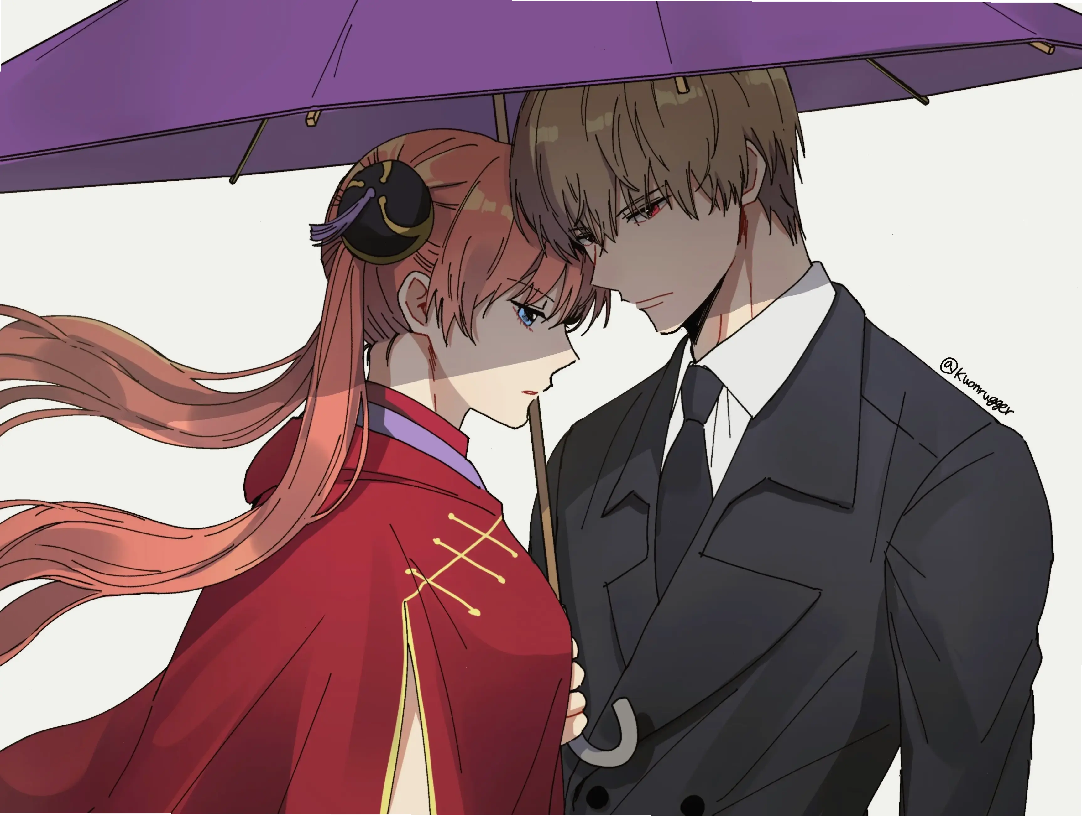 Okita and Kagura: Sự kết hợp hài hước và hành động giữa hai cao thủ trong series Gintama!