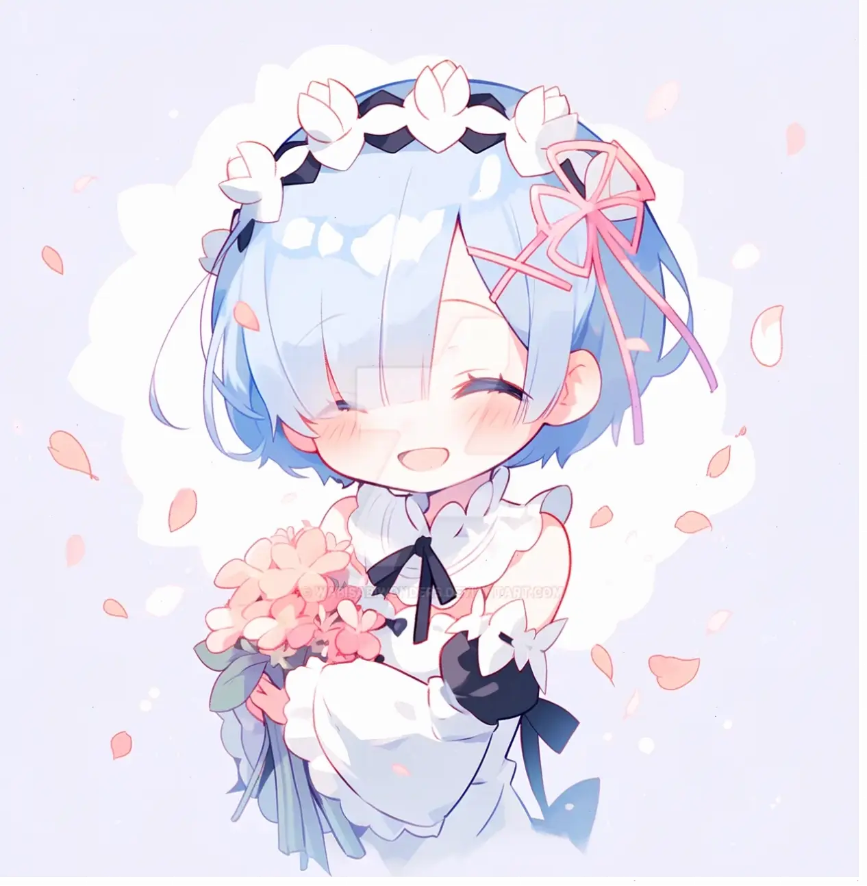 Rem cute trong Re:Zero khiến ai cũng yêu mến nhờ nụ cười dễ thương và hành động dũng cảm.