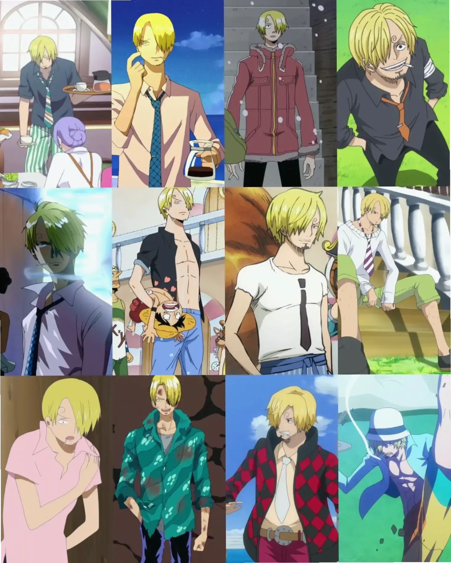 Sanji outfit: Trang phục lịch lãm, áo khoác đen và giày đá chưởng, làm nổi bật phong cách của chàng trai One Piece!