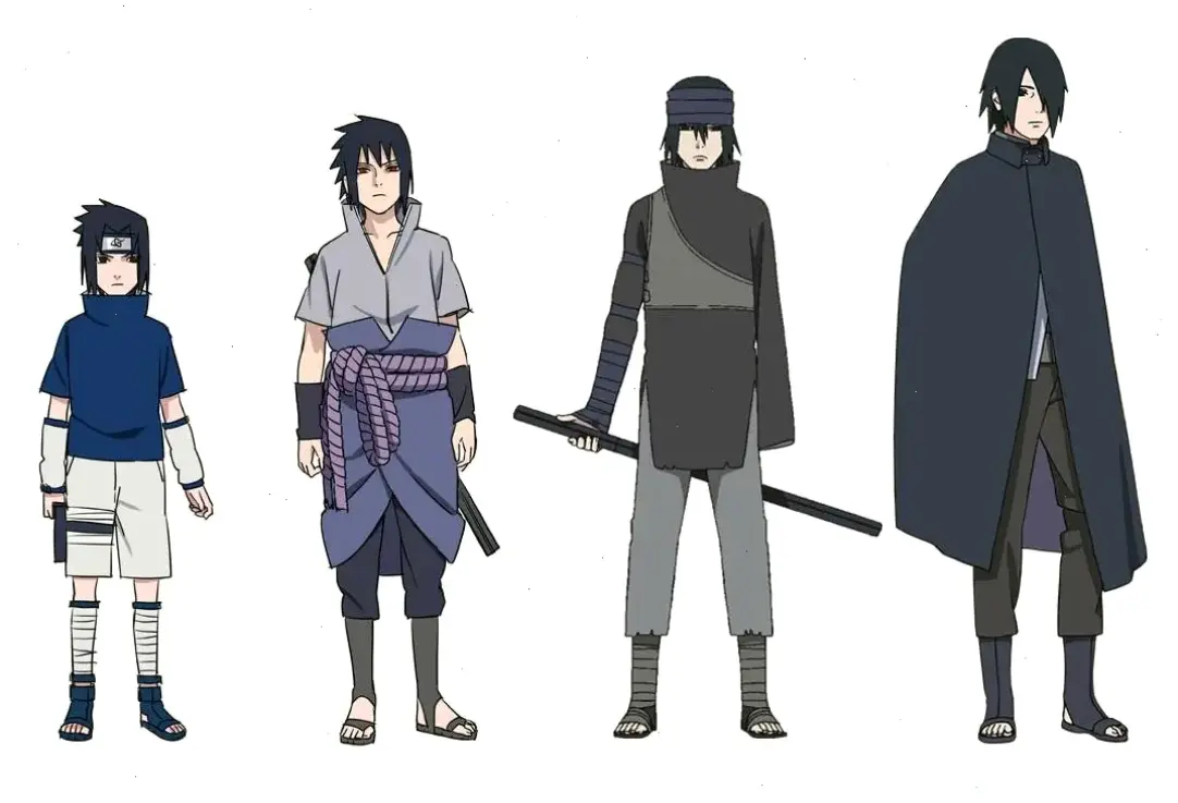 Sasuke khi lớn: Sự thay đổi của Sasuke từ thiếu niên đến ninja mạnh mẽ, hành trình đầy thử thách.