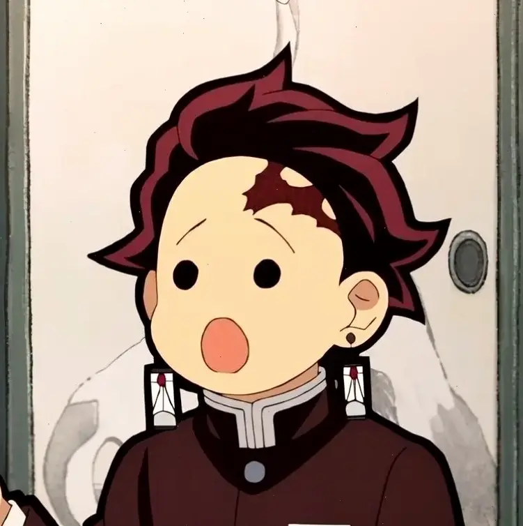 Tanjiro cute với nụ cười ấm áp, khoảnh khắc dễ thương giữa những cuộc phiêu lưu đầy thử thách nguy hiểm.