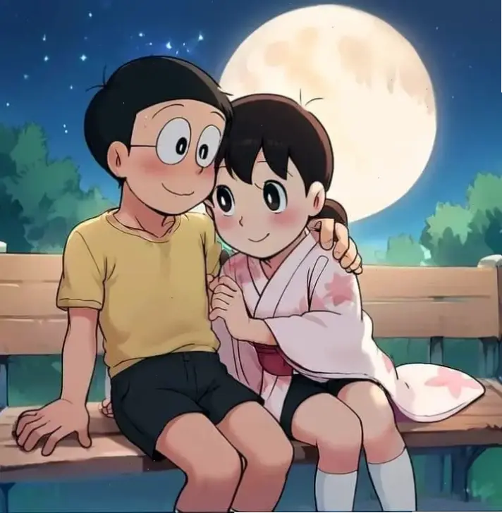 Tình yêu Shizuka – Nàng tiên anime với vẻ đẹp và lòng tốt. Hình ảnh tình yêu Shizuka làm tan chảy trái tim!