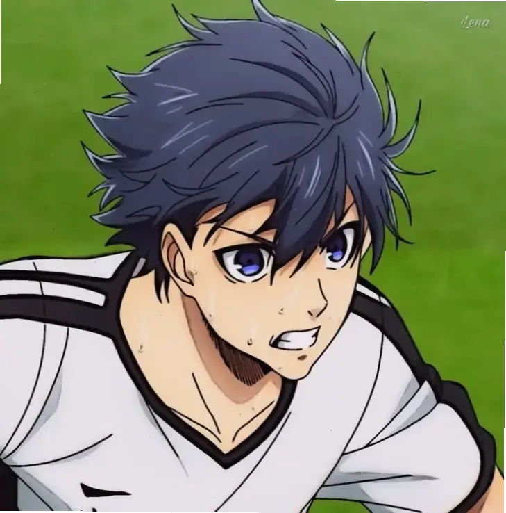 Tóc Isagi đặc trưng trong Blue Lock, góp phần tạo nên hình ảnh cool ngầu của anh ấy.