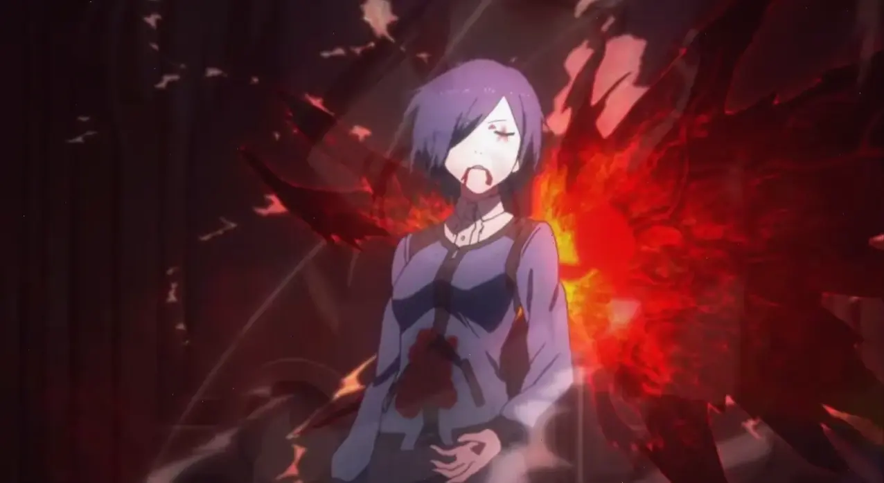 Touka Kirishima và cái chết: Những khoảnh khắc căng thẳng, làm nên sức hút của Tokyo Ghoul.